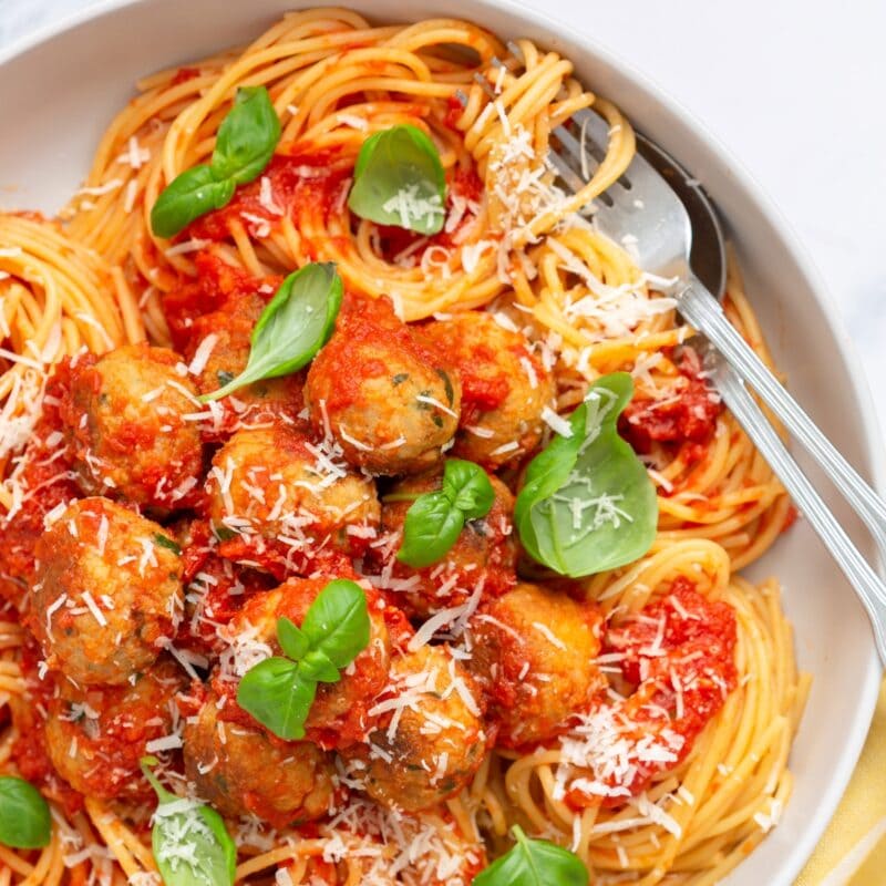 italian pasta with meatballs recipe.