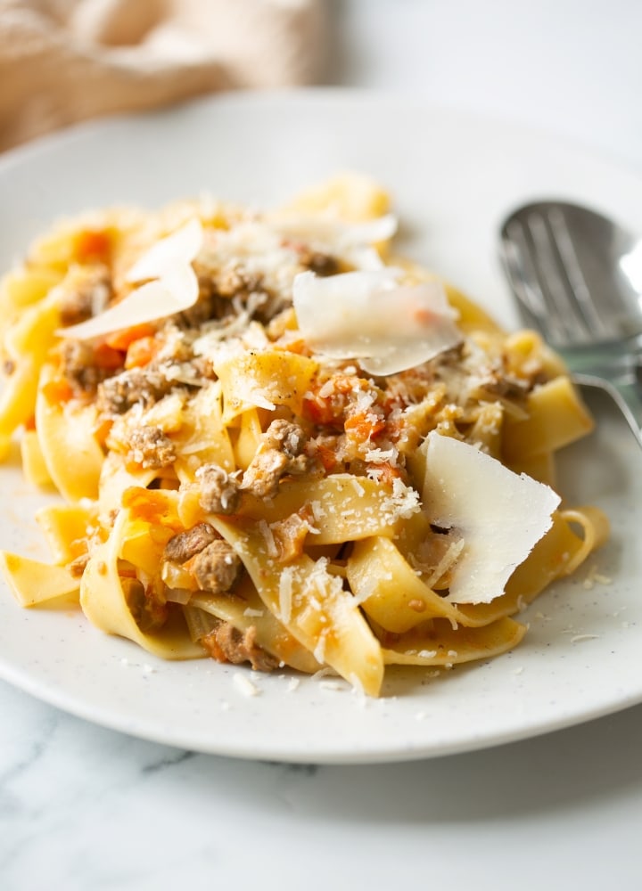 duck ragu pappardelle.