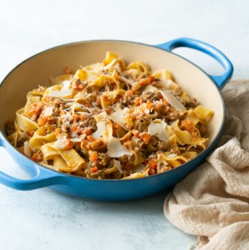 duck ragu, ragu d'anatra alla veneta.