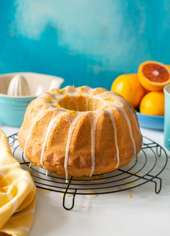 The Italian hangover cake with amaretto glaze.