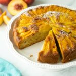 Italian peach cake.