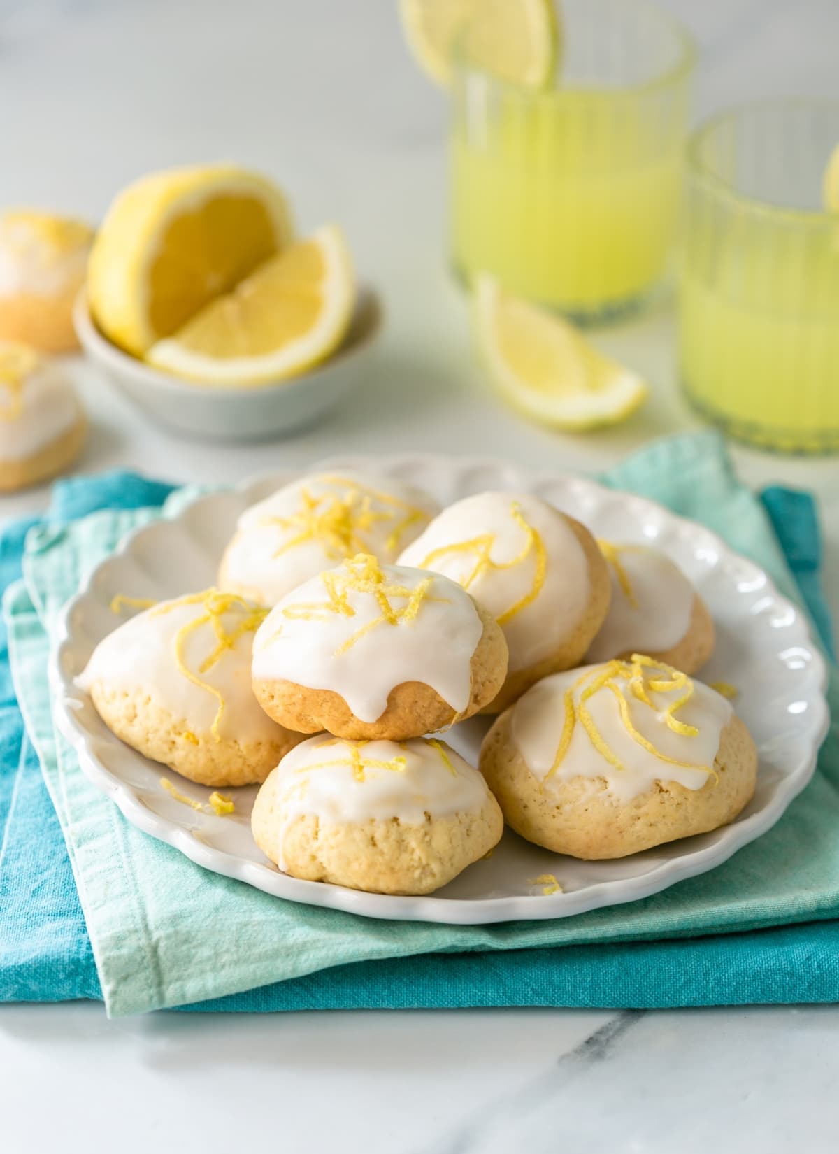lemon cookies with limoncello.