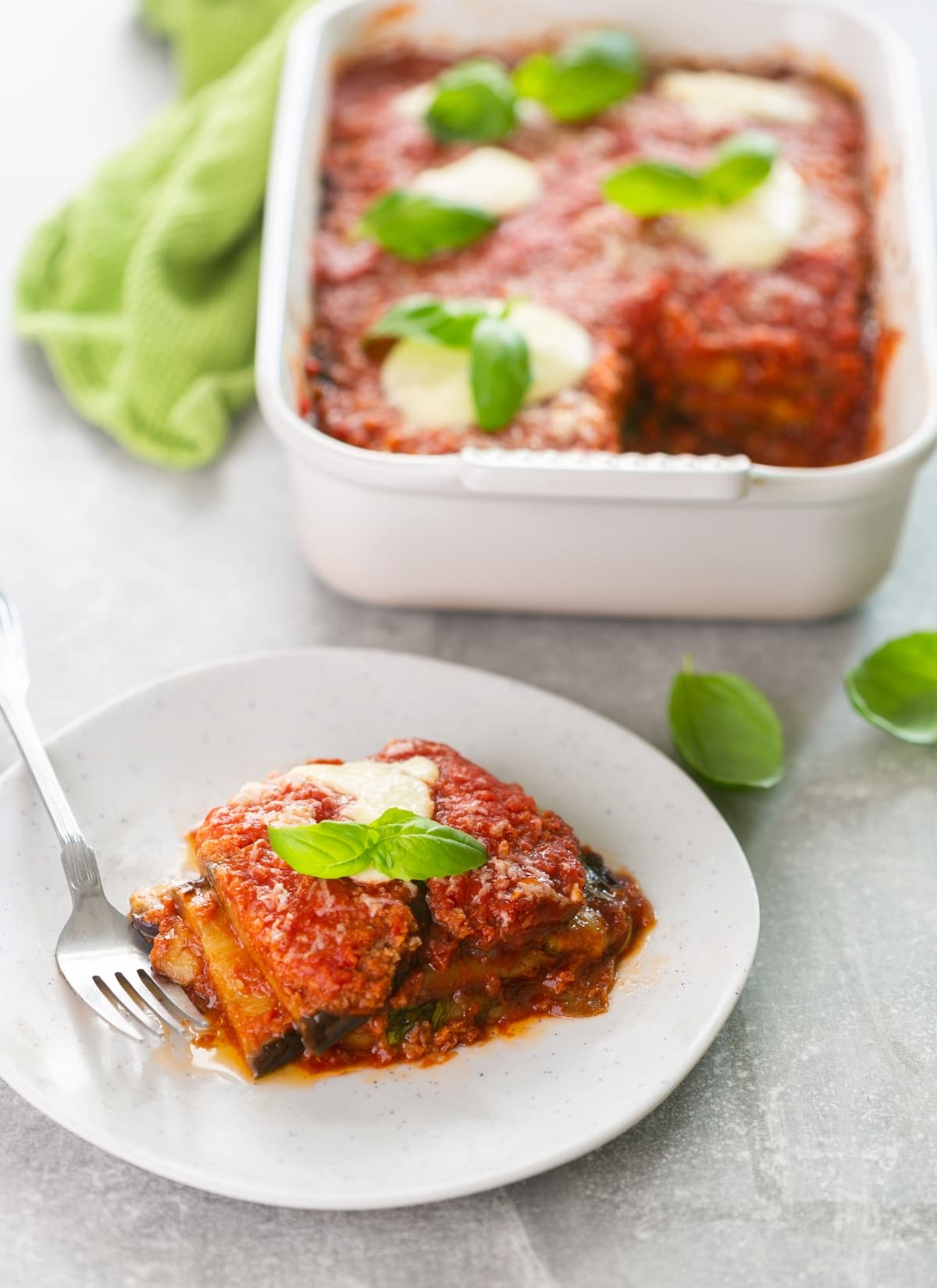 parmigiana di melanzane.