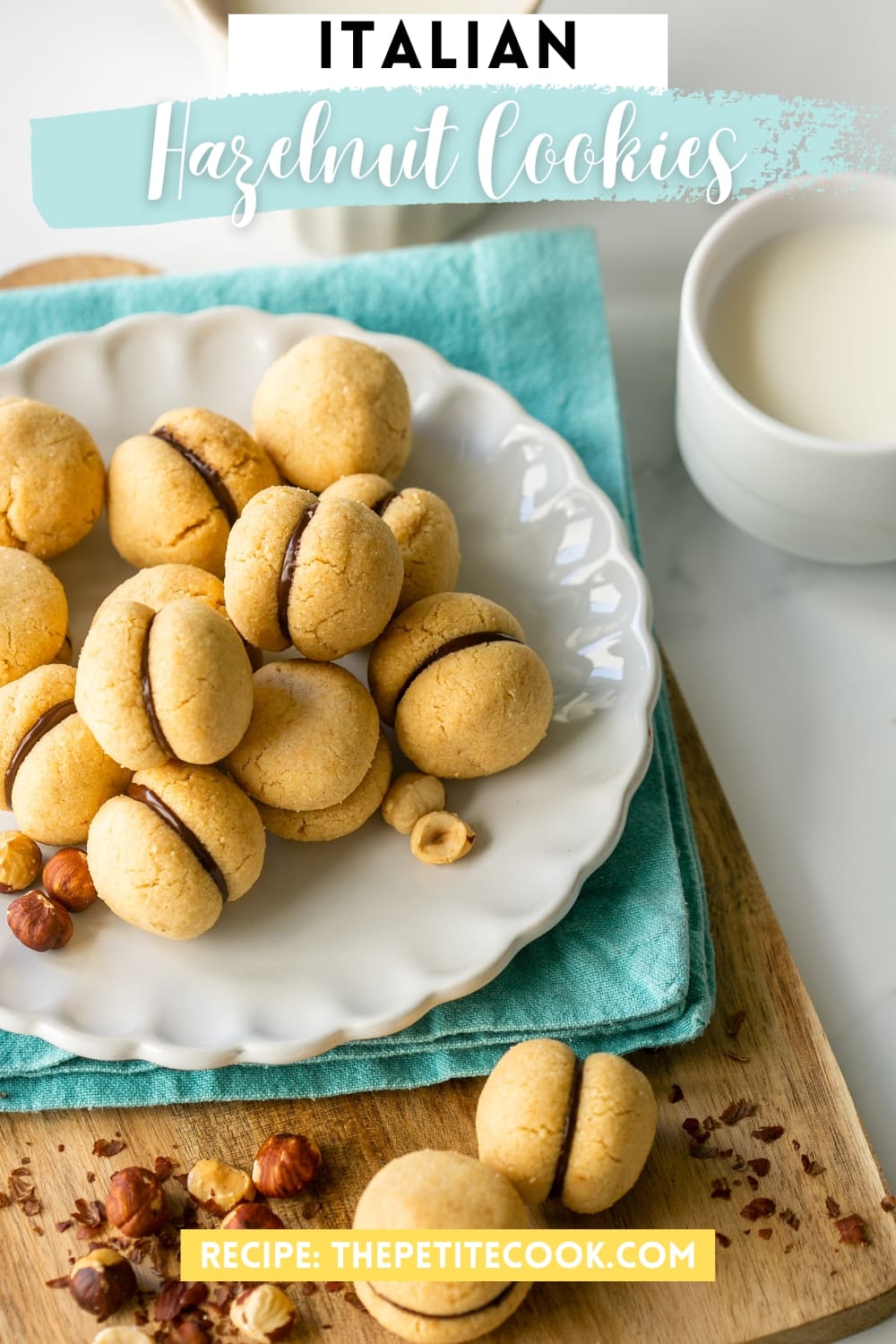 Baci di Dama Hazelnut Cookies The Petite Cook™
