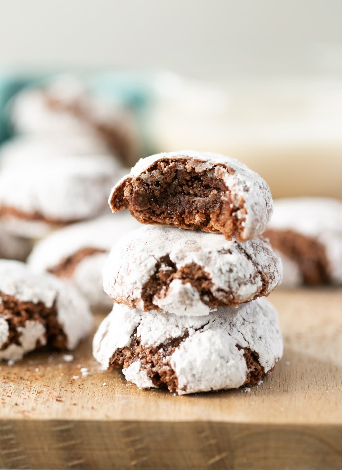 chocolate almond cookies.