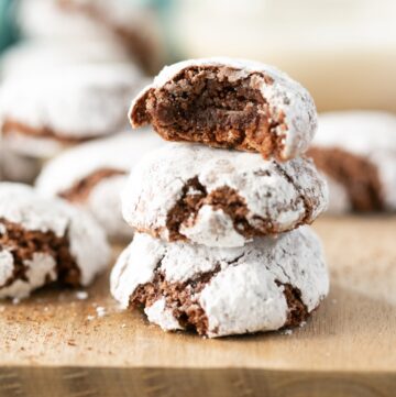 chocolate almond cookies or chocolate amaretti.