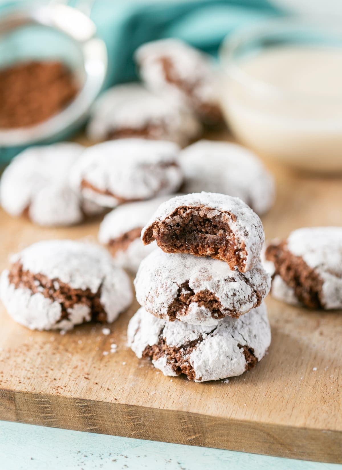 chocolate amaretti cookies.