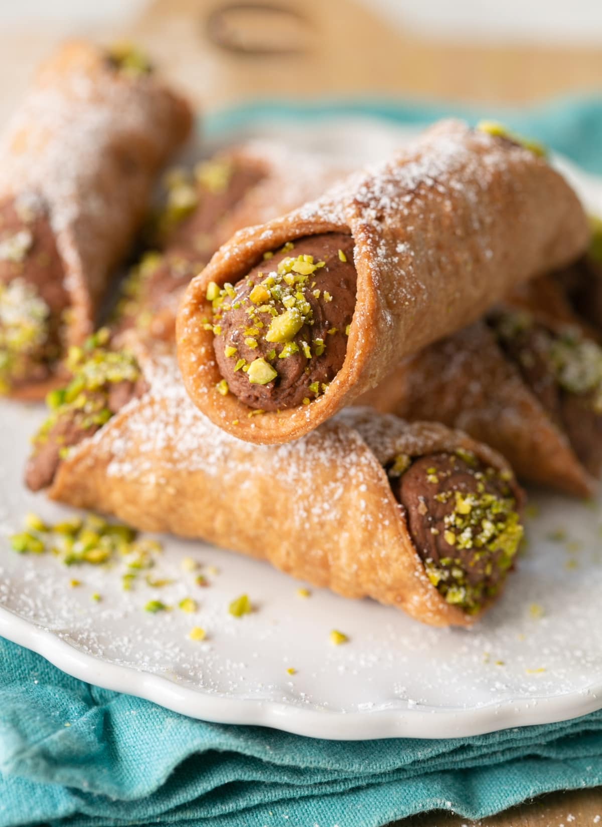 chocolate cannoli.