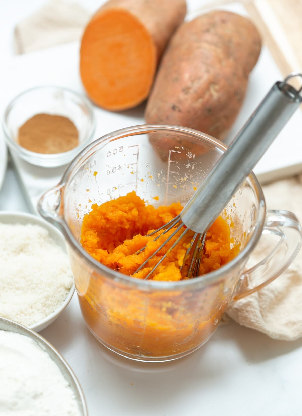 sweet potato puree.