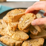 Italian biscotti cookies.