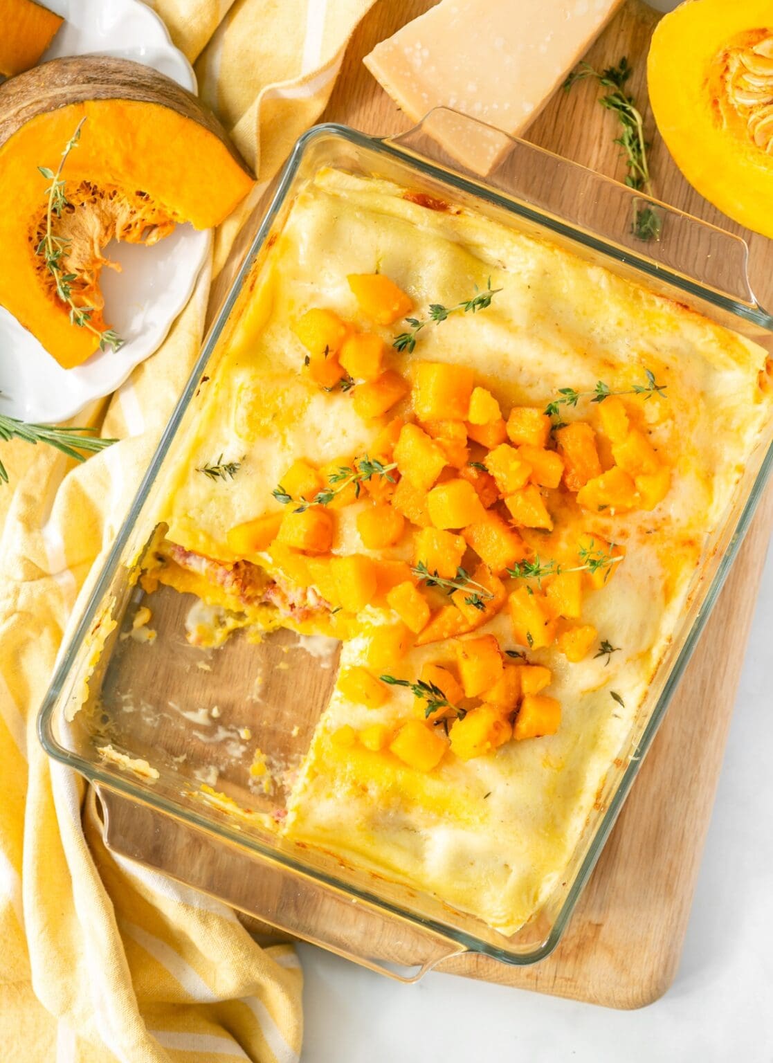 Sausage and Pumpkin Lasagna The Petite Cook™