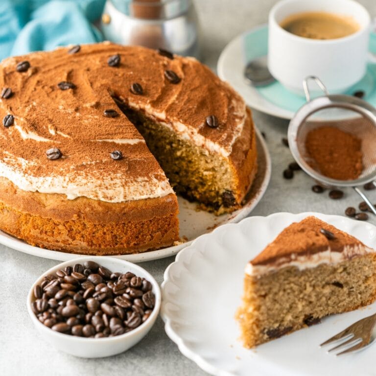Italian espresso cake.