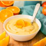 orange cream. Image with text for Pinterest.