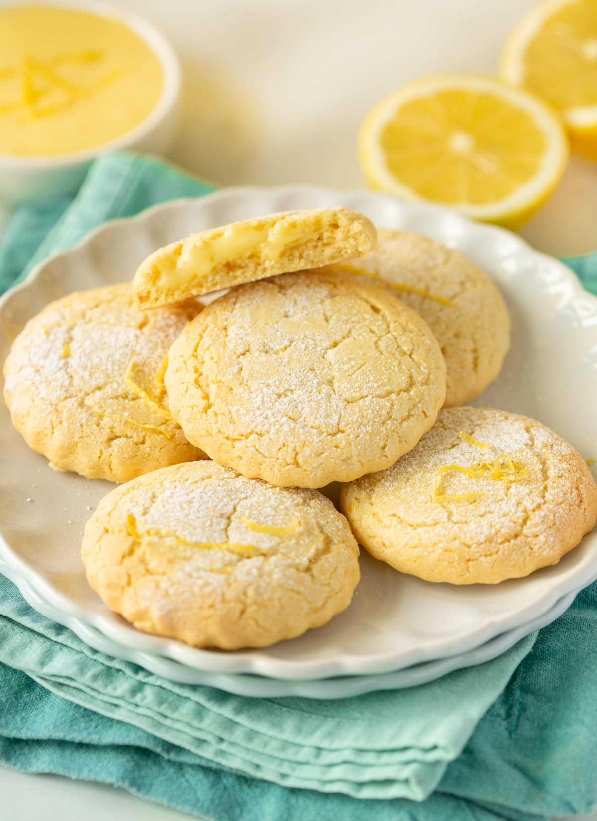 lemon pastry cream cookies.
