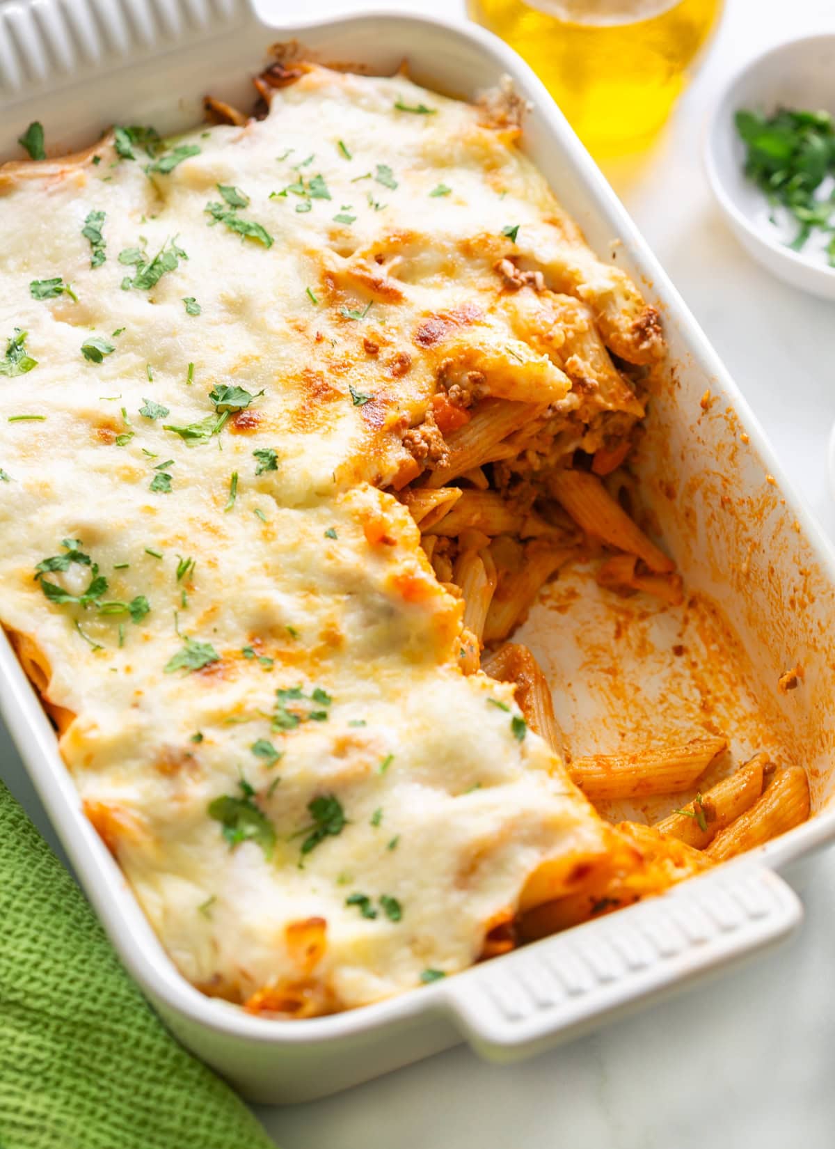 italian pasta bake.