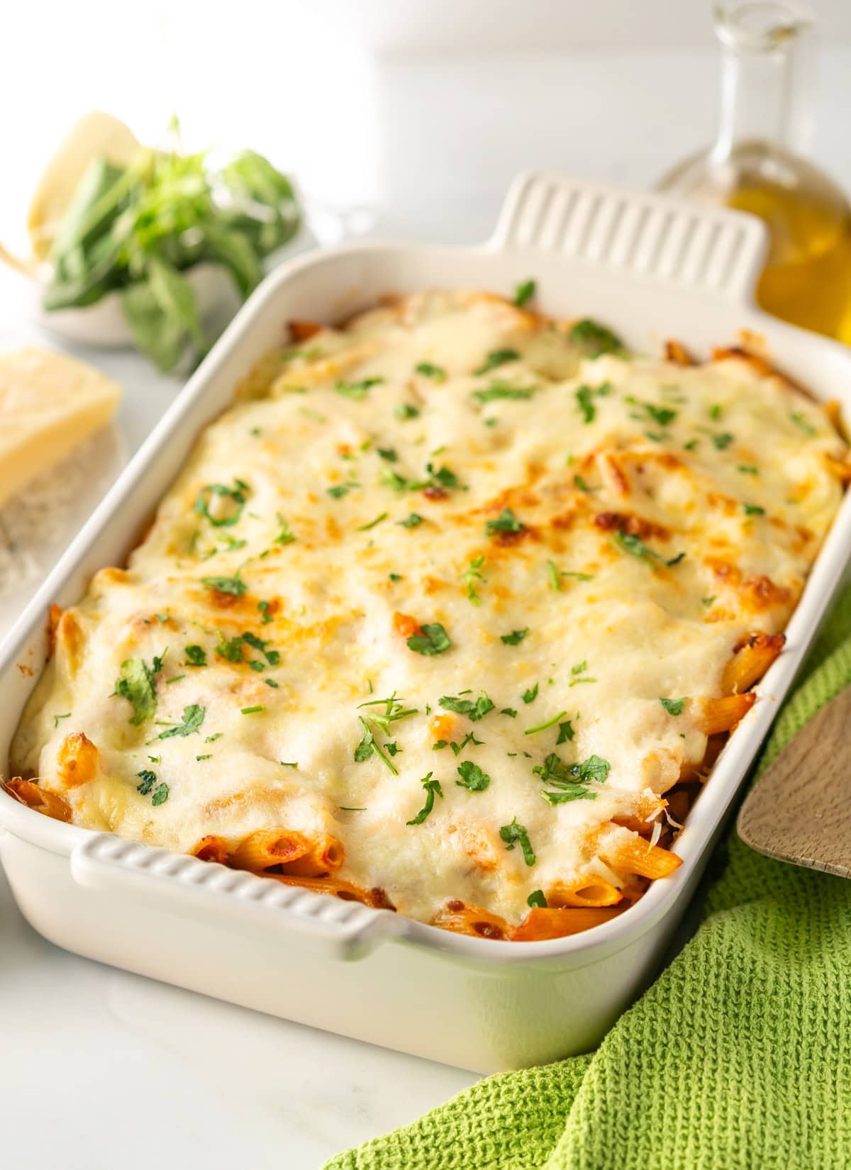 Italian baked pasta.