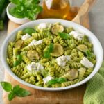 Zucchini burrata pasta.