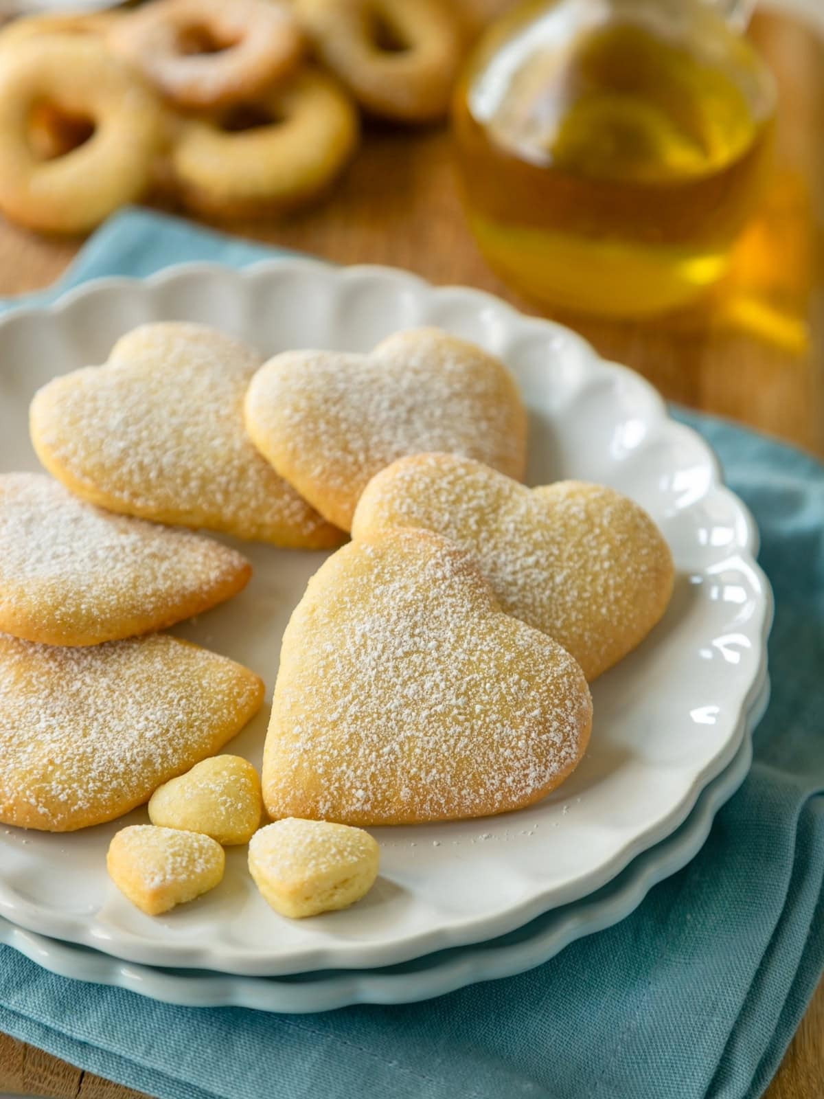 Dairy-free olive oil cookies.