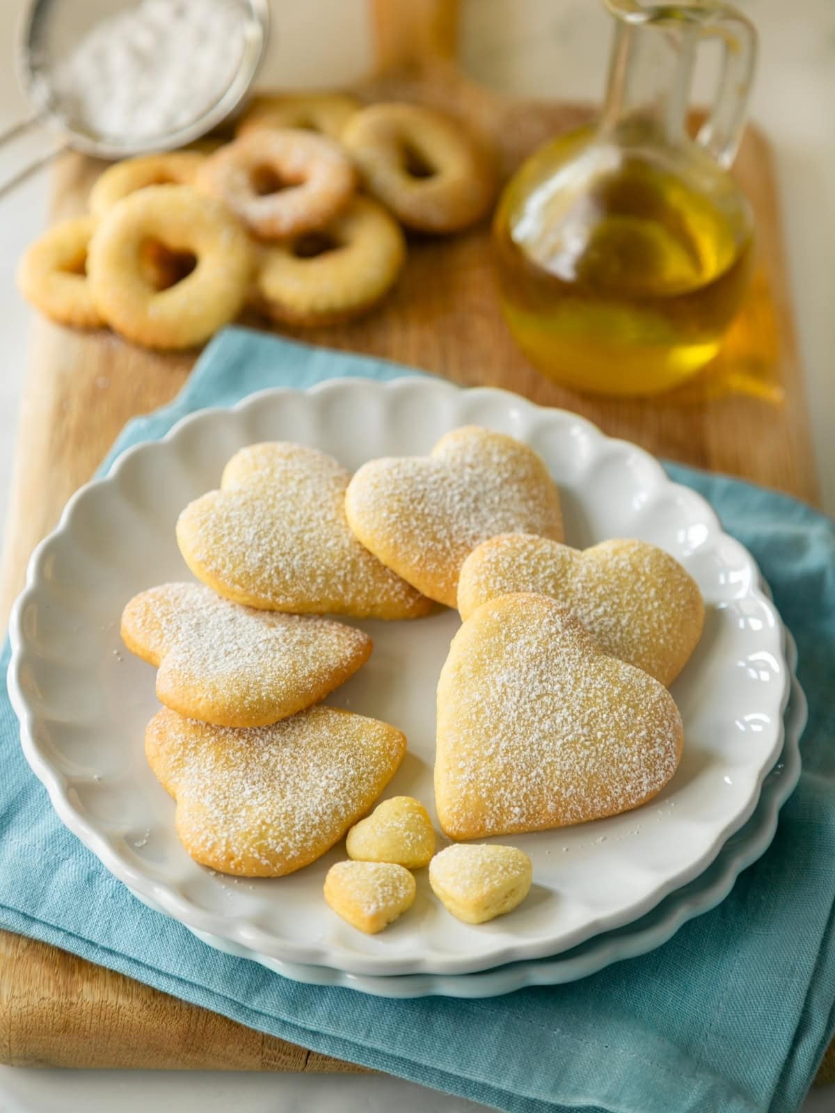 Olive oil cookies.