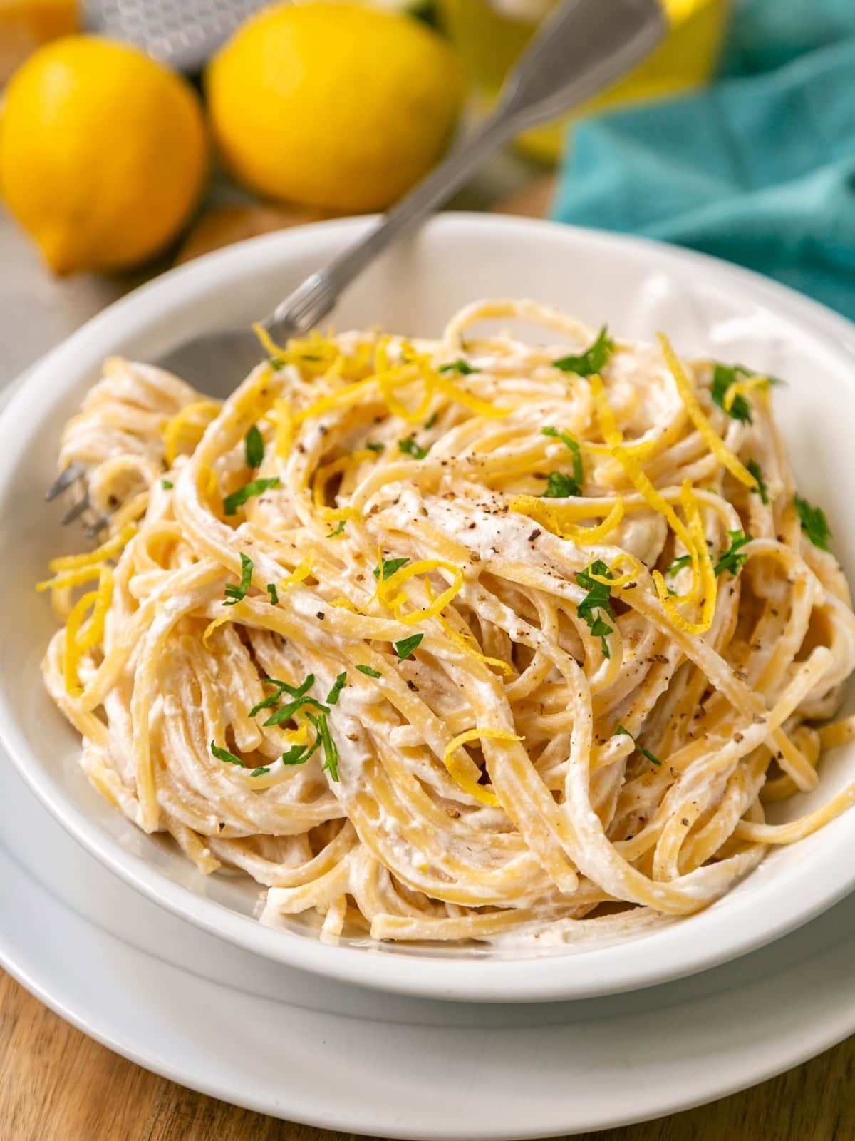 one pot pasta with ricotta and lemon