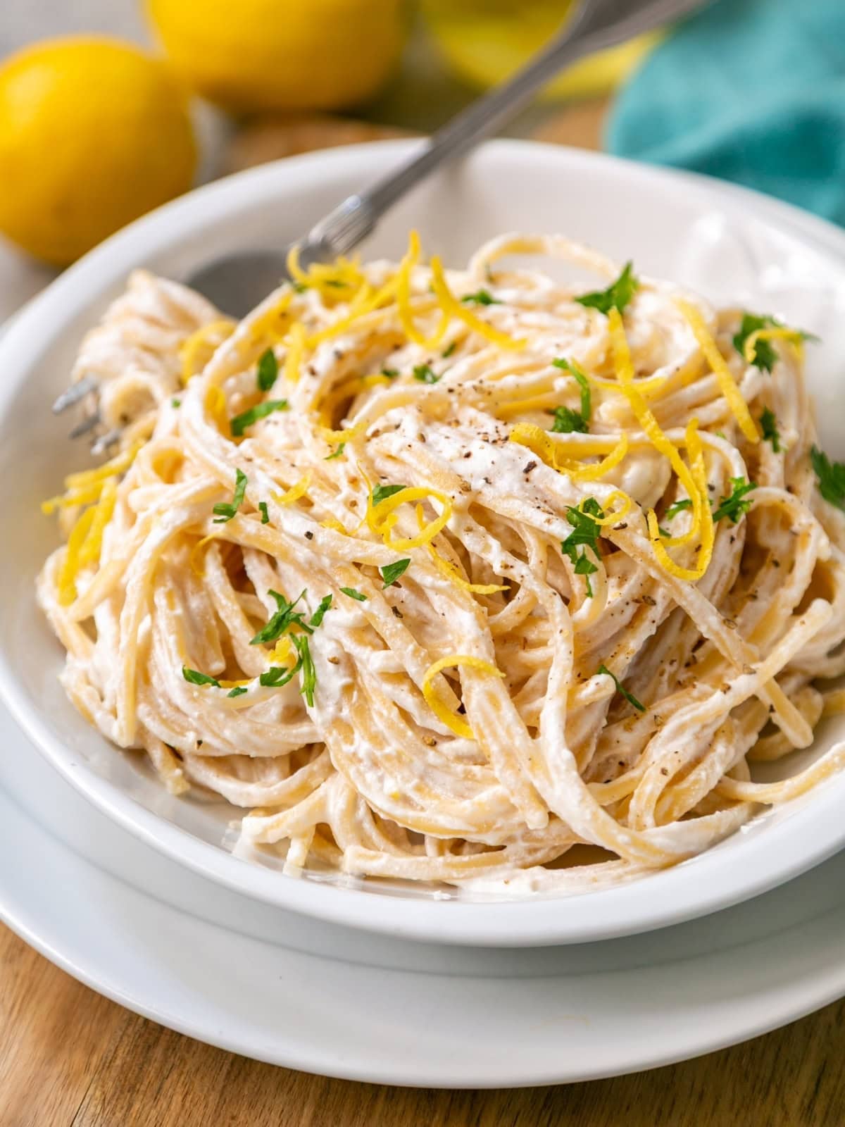 pasta with ricotta and lemon