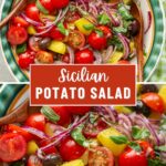 insalata pantesca, image with text for Pinterest.